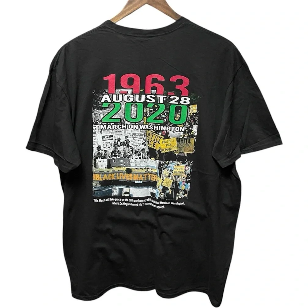 Martin Luther King Jr. graphic Washington DC commitment March 2020 T-shirt